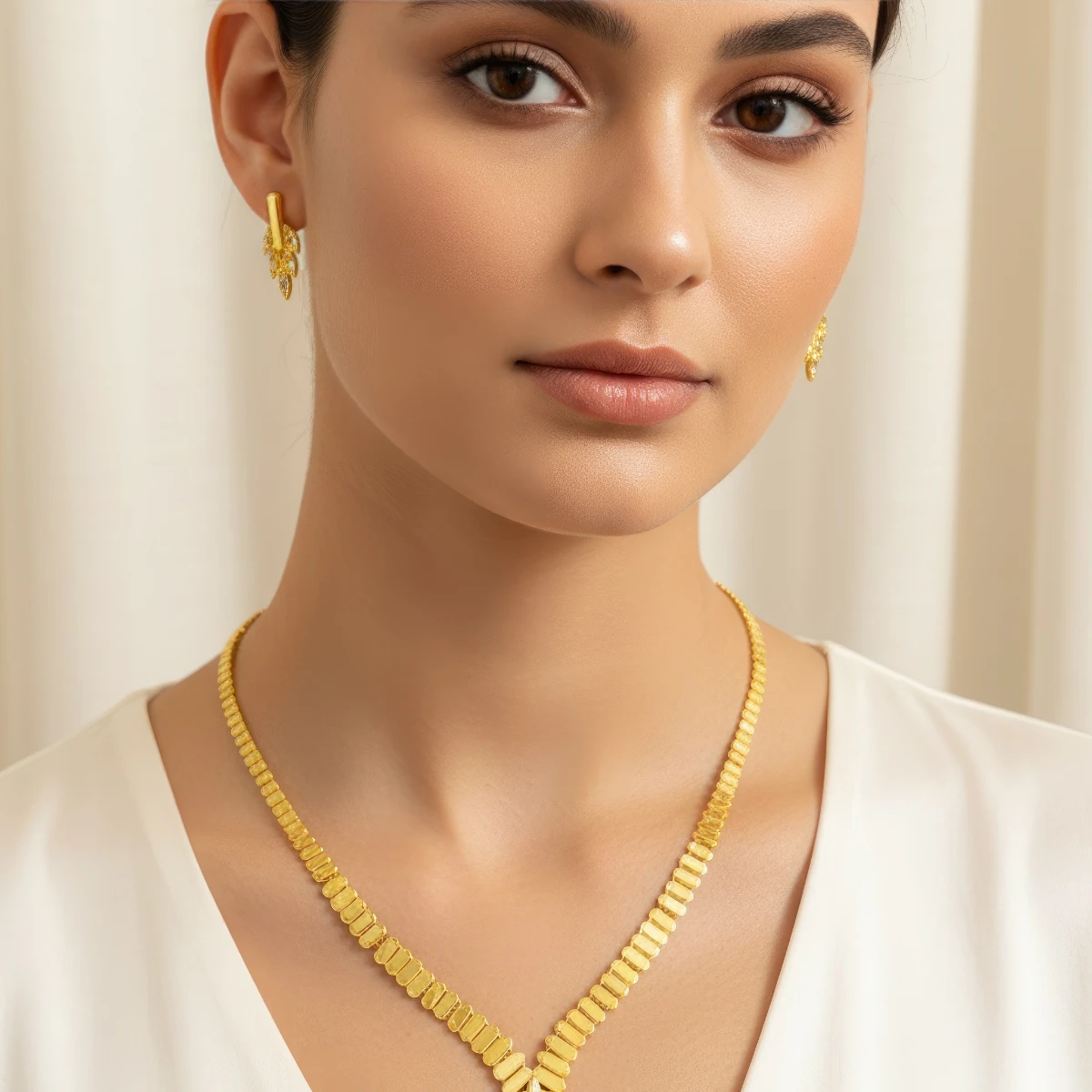 Altın Başak Kolye Seti