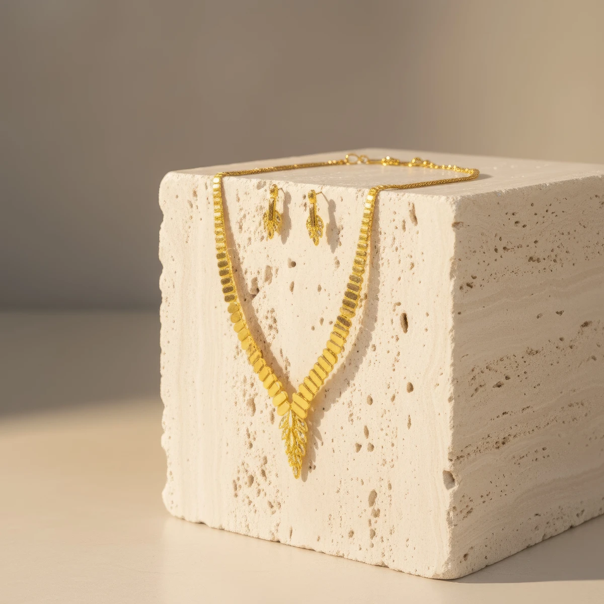 Altın Başak Kolye Seti