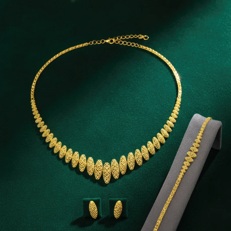 Altın Kleaopatra Kolye Seti 