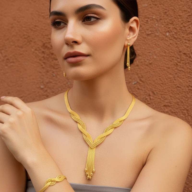 Altın Kalze Kolye Seti