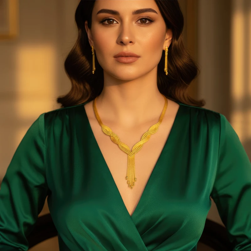 Altın Kalze Kolye Seti