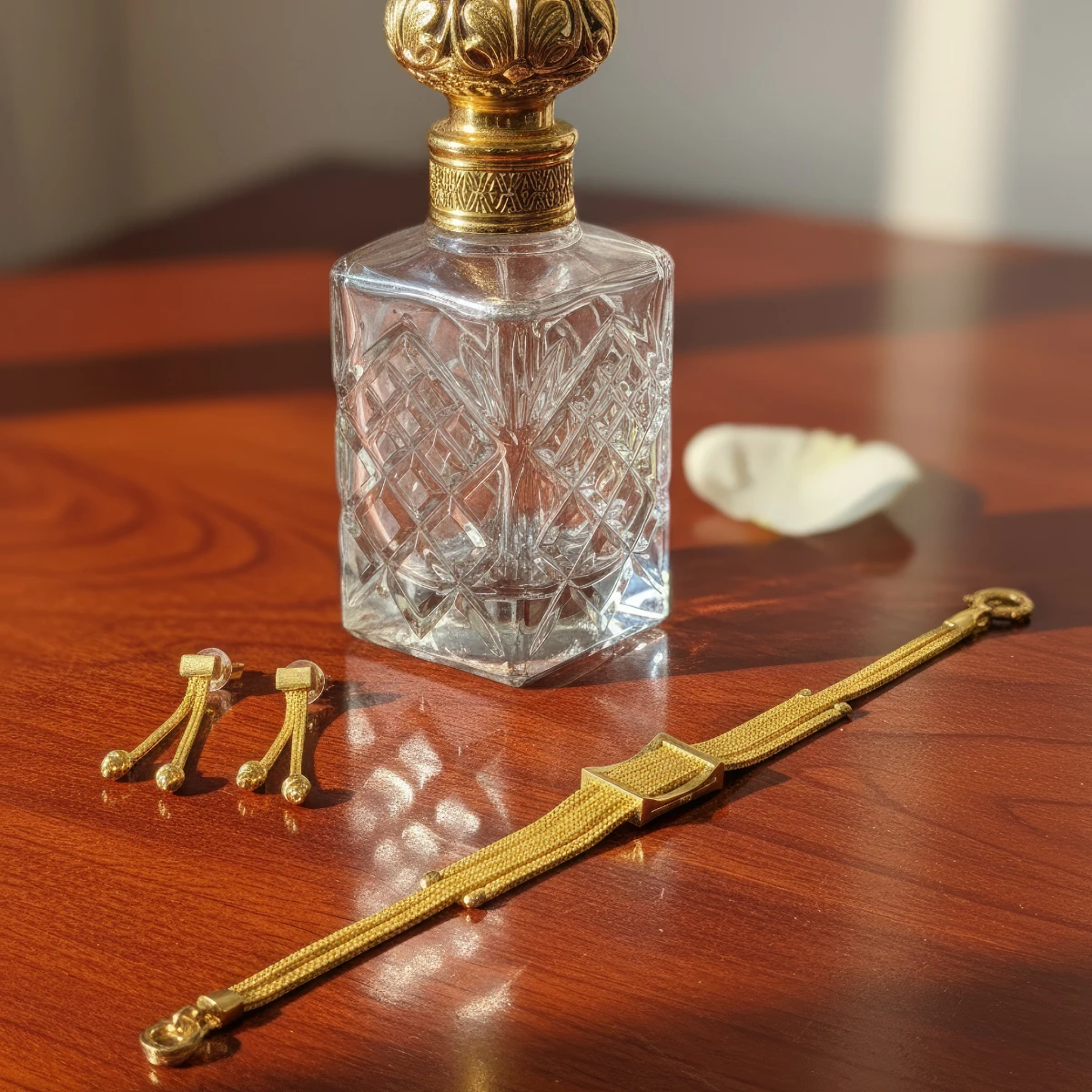 Hasır Tokalı Altın Set