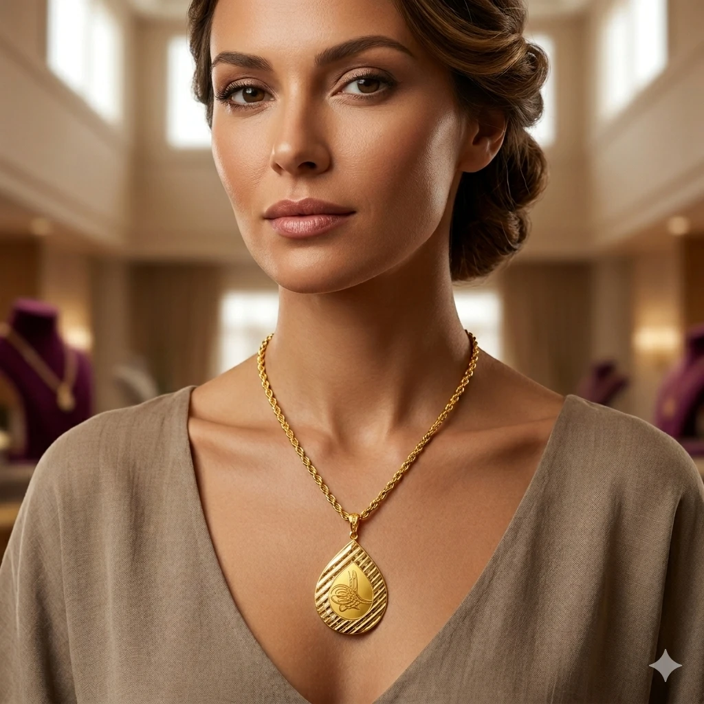 Osmanlı Tuğra Kolye