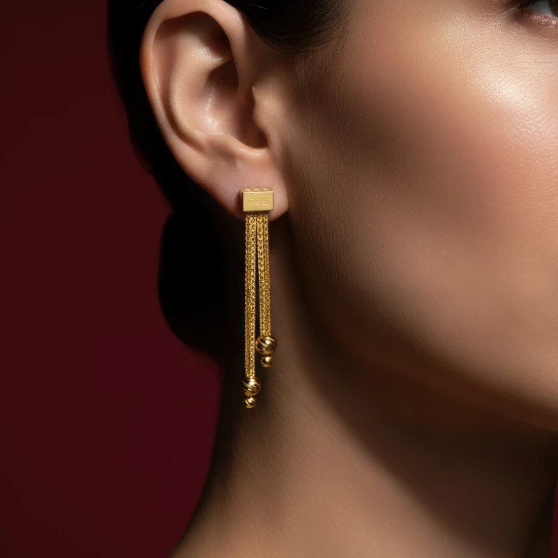 Hasır Tokalı Altın Set