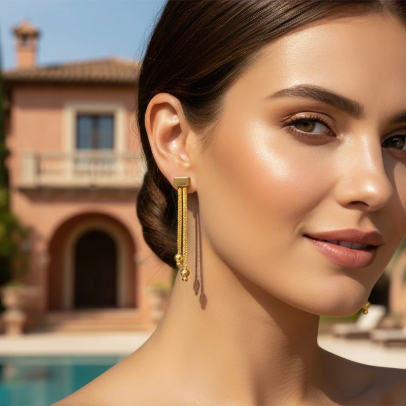 Hasır Tokalı Altın Set 