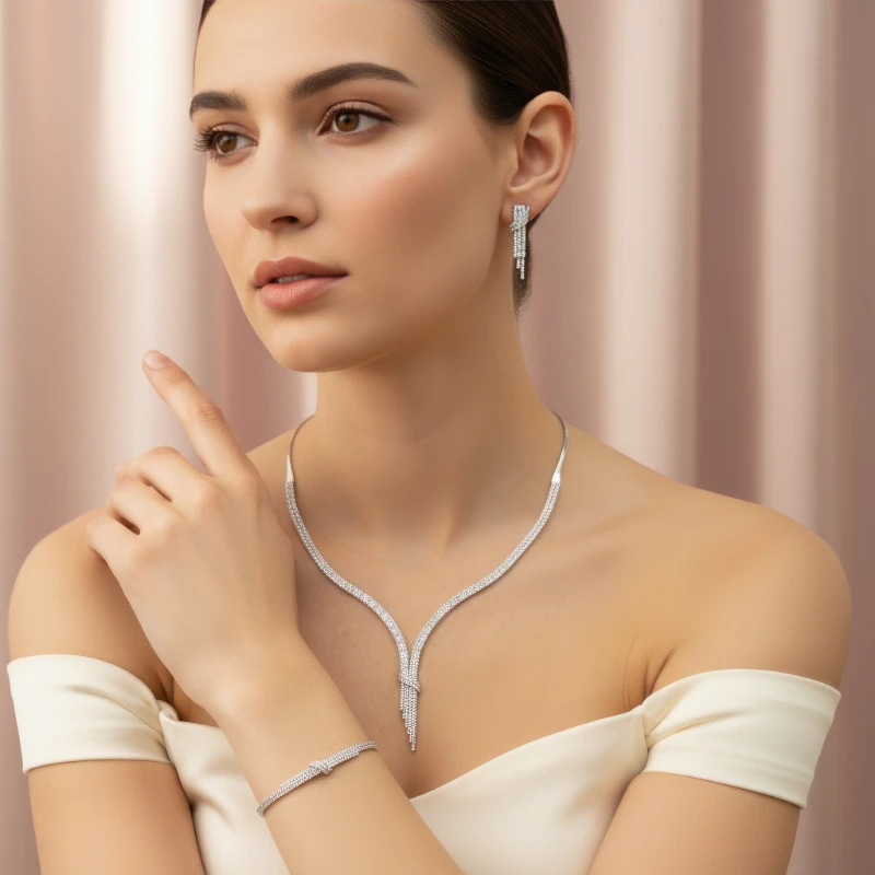 Işıltılı Su Yolu Altın Set 