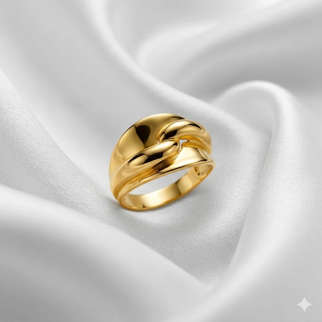 Sarmal Altın Yüzük