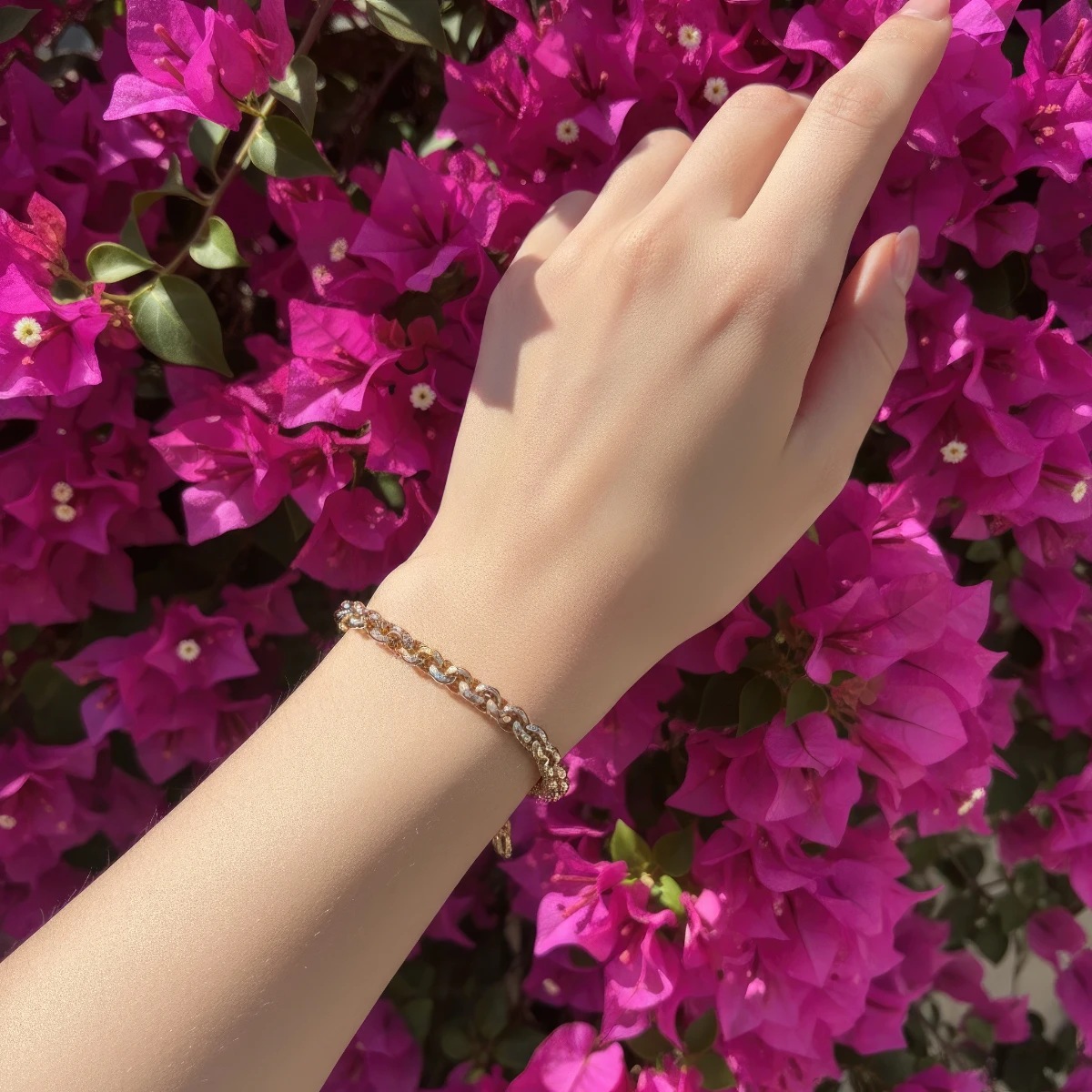 Üç Renk Oval Bileklik