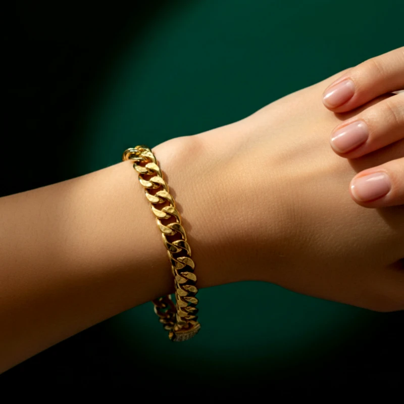 Taşlı Gurmet Altın Bileklik 