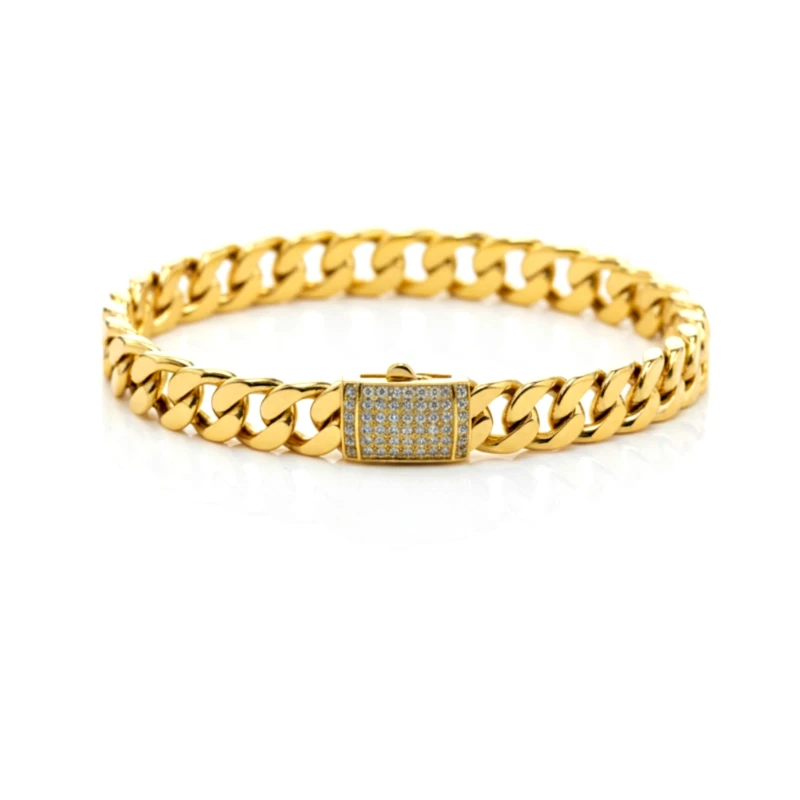 Taşlı Gurmet Altın Bileklik