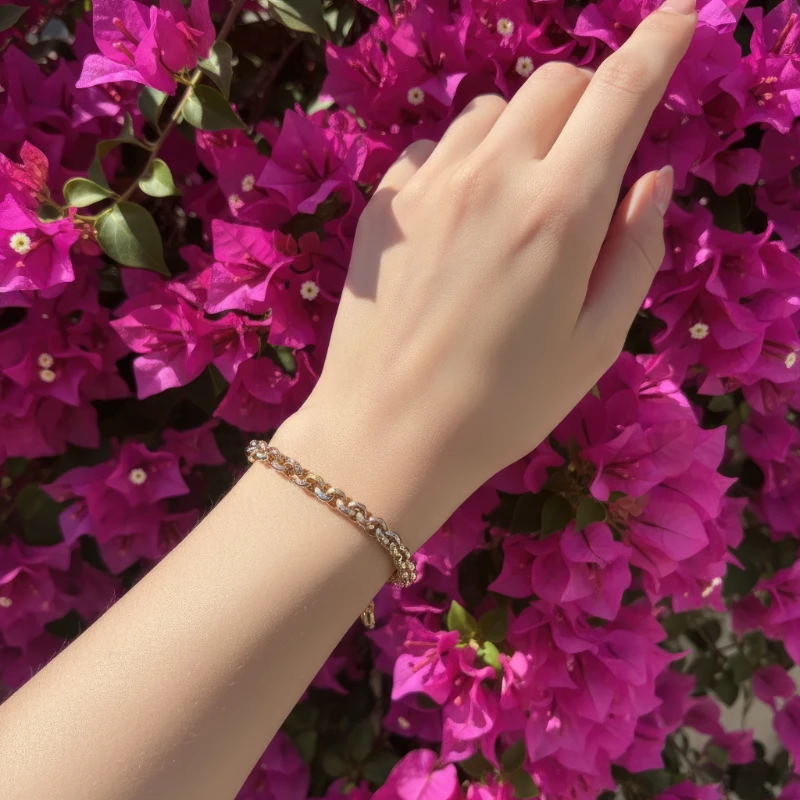 Üç Renk Oval Bileklik