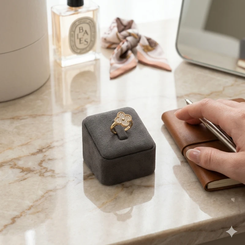 Yonca Form Altın Yüzük