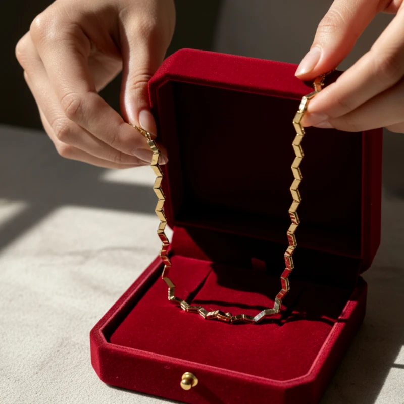 Zigzag Ajda Altın Bileklik 