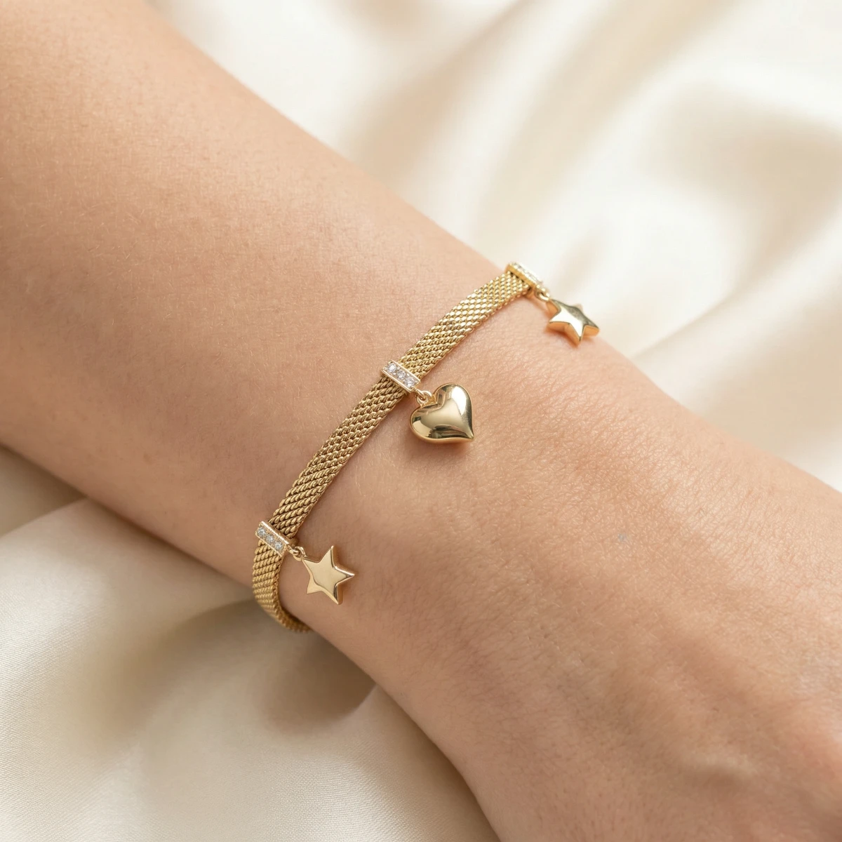 Aşk Yıldızı Sallantılı Bileklik