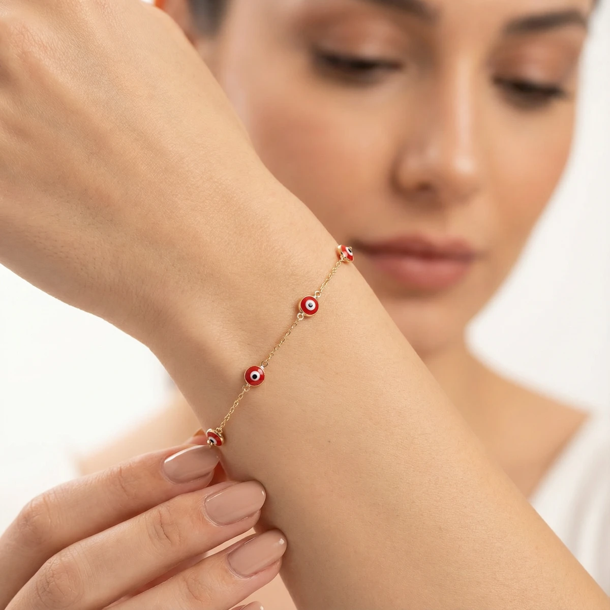 Zarif Nazar Boncuklu Bileklik