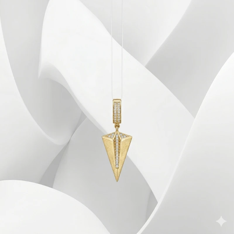 Prizma Form Kolye Ucu