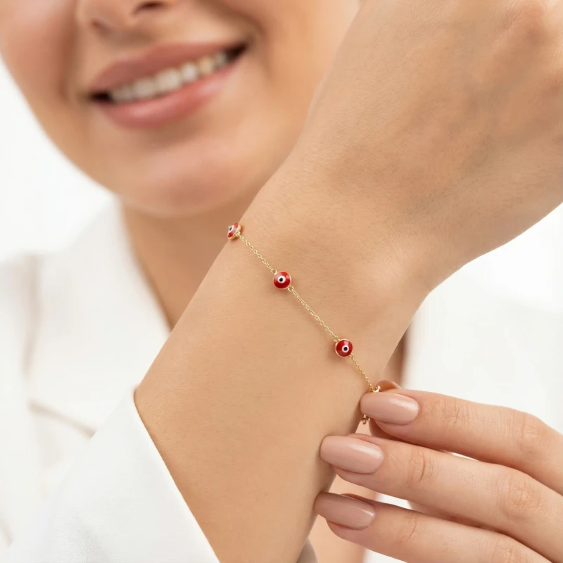 Zarif Nazar Boncuklu Bileklik