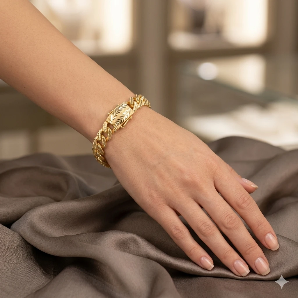 Işıltı Kesim Gurmet Altın Bileklik