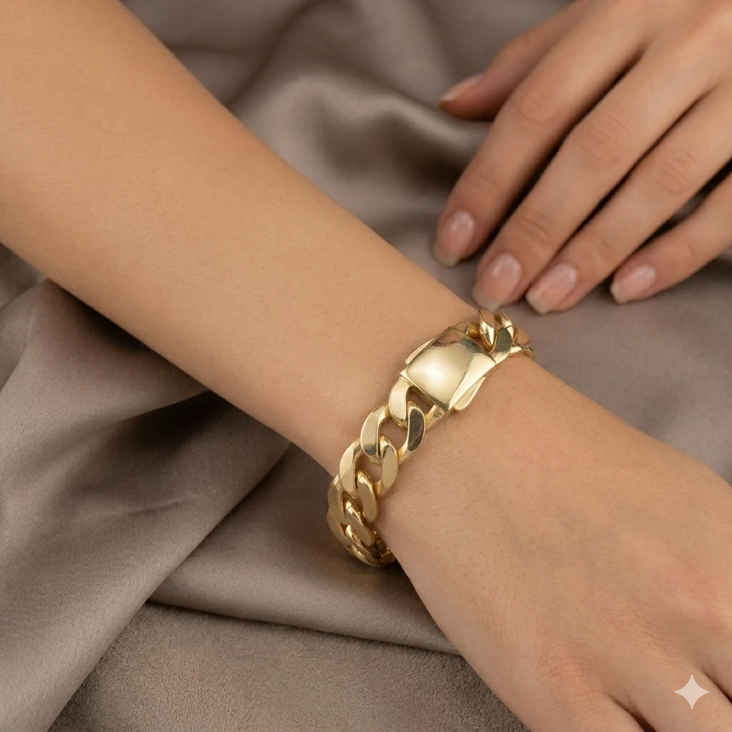 Taşsız Gurmet Altın Bileklik