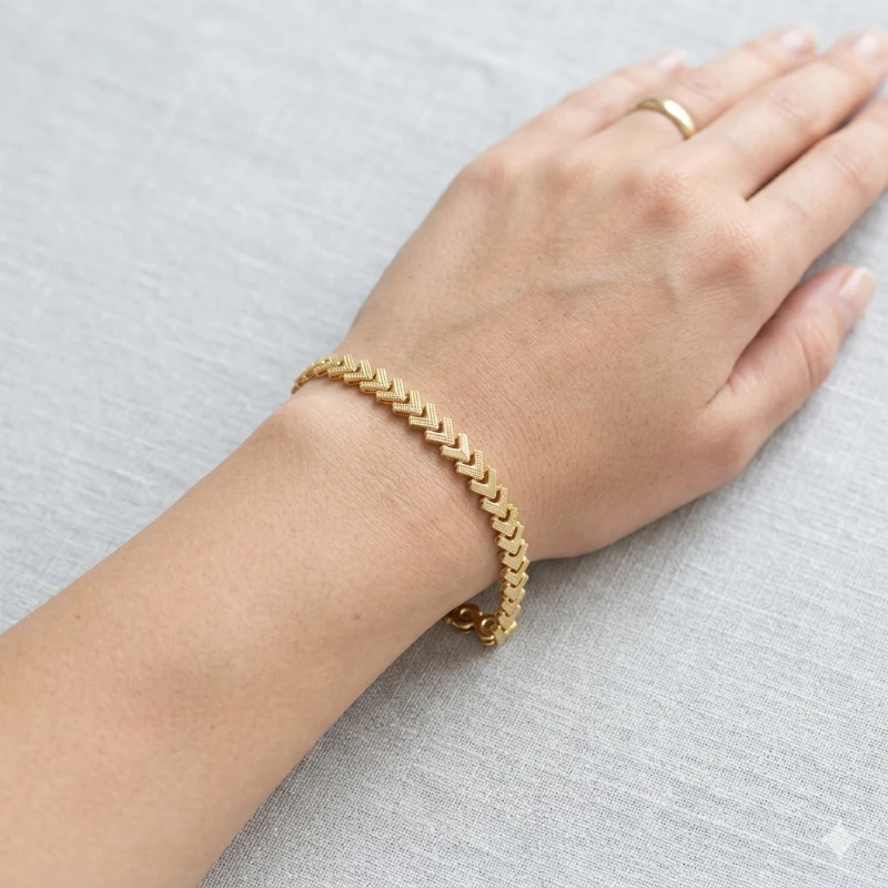 Modern Çavuş Altın Bileklik