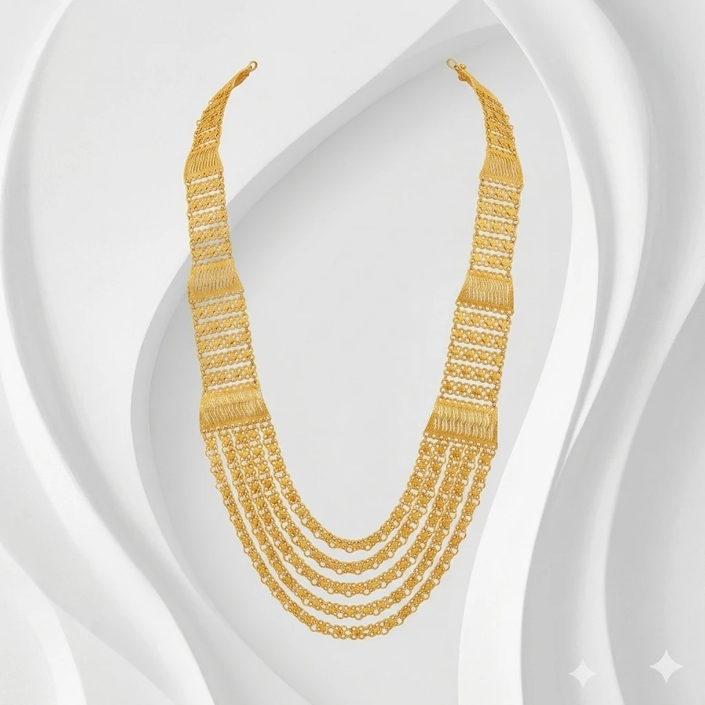 Urfa Akış 5 Sıra Kolye