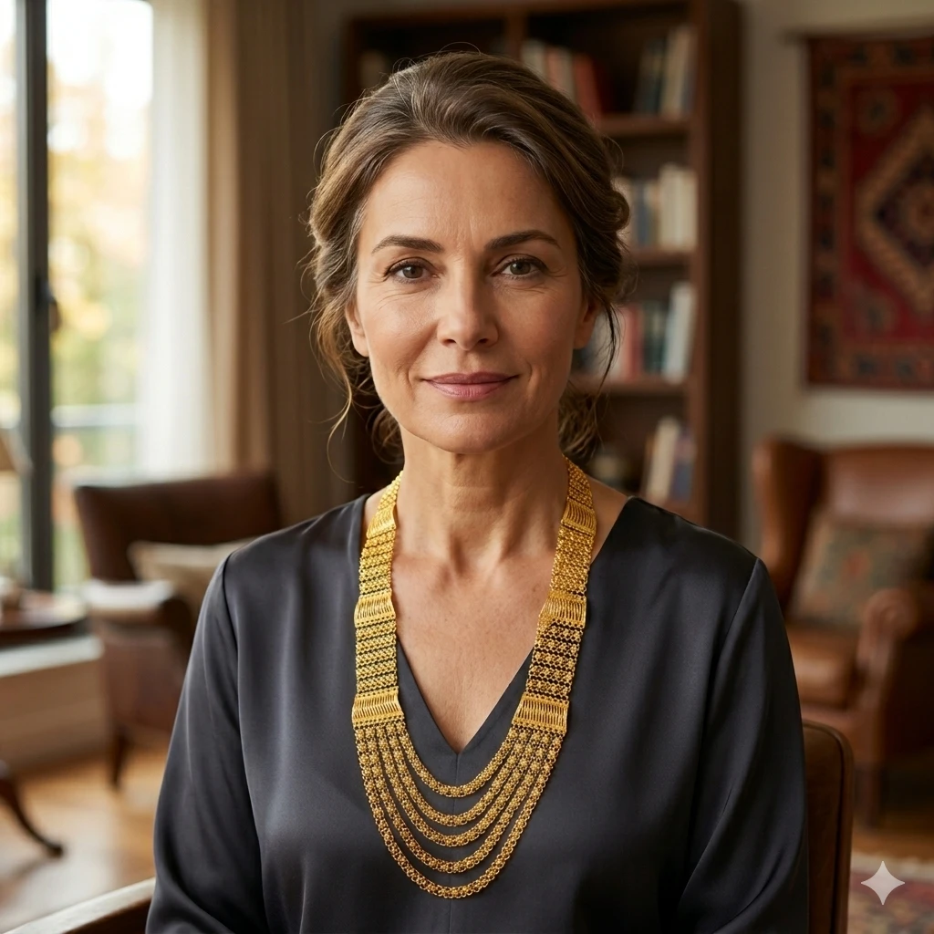 Urfa Akış 5 Sıra Kolye