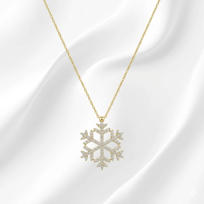 Kar Tanesi Kolye